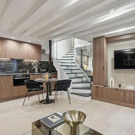 公寓 Duplex Quartier Du Louvre 巴黎