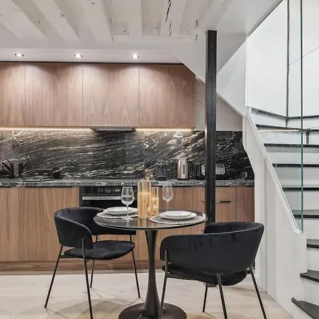 Duplex Quartier Du Louvre 巴黎